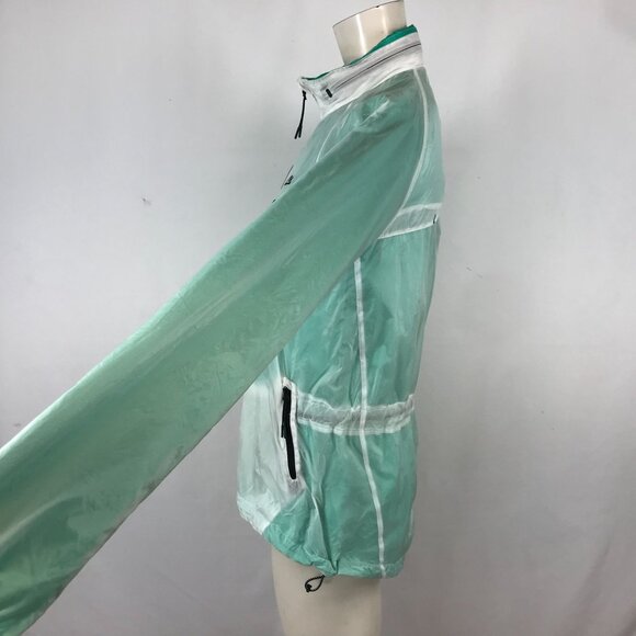 NIKE - WOMEN'S SMALL - MINT LONG SLEEVE FULL ZIP HOODED TRACK & FIELD JACKET - Picture 4 of 8
